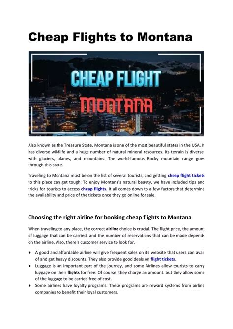 Find Cheap Flights. to. Montana. Call us 24/7 at 1-845-848-0154 to Get Cheap Flights! Flights. Flight + Hotel. Hotels. Cars. Round Trip.